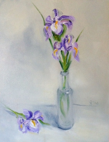 Iris Fine Art Oil Painting