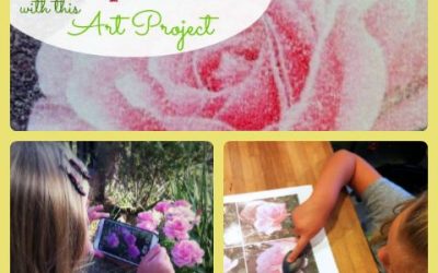 Art For Kids:  Monet-Inspired Photo Transfer Project