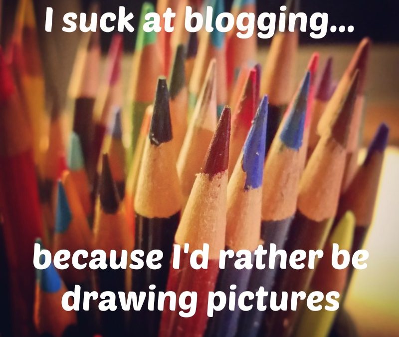 Drawing Pictures Instead of Blogging