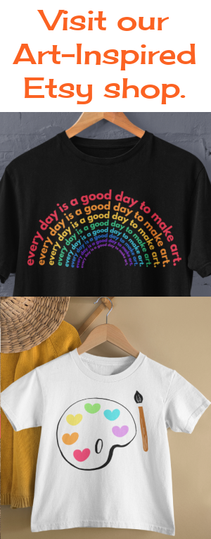 Art Teacher Themed Clothing and Gifts on Etsy.